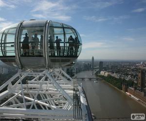 yapboz London Eye görünümünden